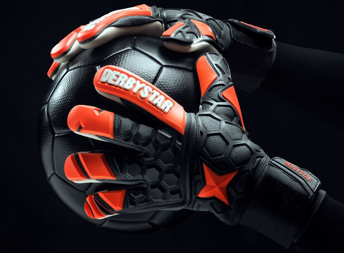 Derbystar Torwarthandschuhe Orange Schwarz