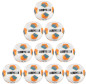 Preview: 10er Ballpaket / Ballset DERBYSTAR Fußball Magic TT v26 weiß/grau/orange Gr. 5