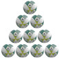 Preview: 10er Ballpaket / Ballset Erima Fußball Hybrid Training 2.0 metallic green/silver/lime Gr. 3