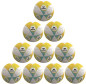 Preview: 10er Ballpaket / Ballset Erima Fußball Hybrid Lite 350g yellow/curacao Gr. 4