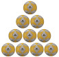 Preview: 10er Ballpaket Erima Senzor Star Lite 290g gelb Gr. 5