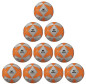 Preview: 10er Ballpaket / Ballset Erima Fußball Senzor Star Lite 290g orange Gr. 4