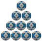 Preview: 10er Ballpaket / Ballset Erima Fußball Senzor Star Lite 350g blau Gr. 5