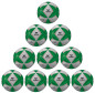 Preview: 10er Ballpaket / Ballset Erima Fußball Senzor Star Training grün Gr. 4