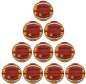 Preview: 10er Ballpaket / Ballset Molten Basketball FIBA Women´s Basketball Word Cup 2026 B6G3800 Gr. 6