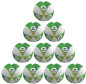 Preview: 10er Ballpaket / Ballset Erima Fußball Hybrid Lite 290g green gecko/lime Gr. 5