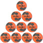 Preview: 10er Ballpaket / Ballset SELECT Handball Light Grippy EHF DB v24 orange/grau Gr. 0
