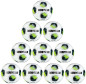 Preview: DERBYSTAR Fußball Brillant TT DB v26 weiß/grün/gelb Gr. 5