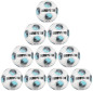 Preview: 10er Ballpaket / Ballset DERBYSTAR Fußball Club TT v26 weiß/grau/blau Gr. 4, 5