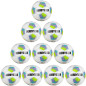 Preview: 10er Ballpaket / Ballset DERBYSTAR Fußball Brillant Light 350g Trainingsball v26 weiß/grün/lila Gr. 4, 5