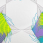 Preview: DERBYSTAR Fußball Brillant Light 350g Trainingsball v26 weiß/grün/lila Gr. 4, 5 Nahaufnahme