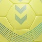 Preview: Hummel Handball Wettspielball Storm Pro High Performance Hybrid gelb/blau Nahaufnahme