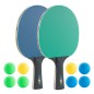 Preview: JOOLA Tischtennisschläger Set Colorato 2 Schläger, 8 Bälle