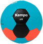Preview: 10er Ballpaket / Ballset Kempa Handball LEO ice grau/schwarz/fluo rot Gr. 0, 1, 2, 3