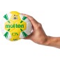 Mobile Preview: Molten Mini Methodik-Handball C7s IHF weiß/gelb/grün Gr. 00 mit Hand