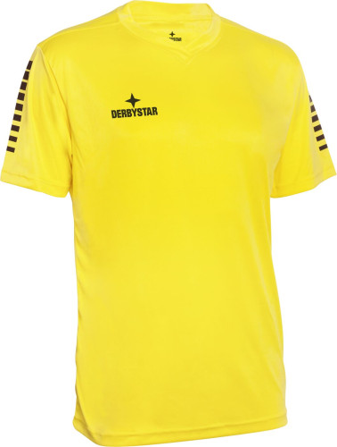 Derbystar Fußball Trikot Contra Kurzarm gelb/schwarz Gr. 116 - 3XL