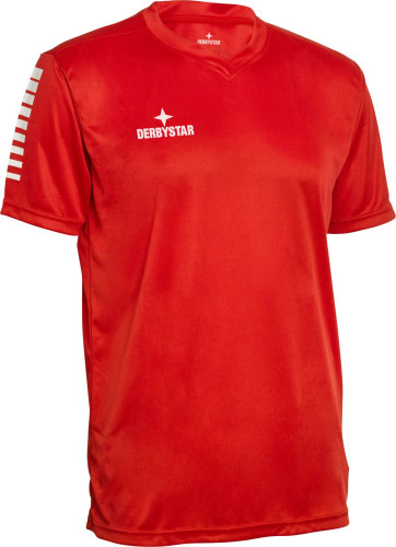 Derbystar Fußball Trikot Contra Kurzarm rot/weiß Gr. 116 - 3XL