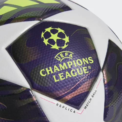 Preview: Adidas Fußball UCL UEFA Champions League Final League dark purple/white/solar yellow Gr. 5
