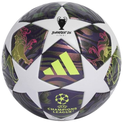 Adidas Fußball UCL UEFA Champions League Final League dark purple/white/solar yellow Gr. 5