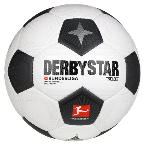 DERBYSTAR Bundesliga Retro Classic Spielball APS v23 2023/2024 Fußball Gr. 5 Front