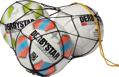 DERBYSTAR Polyester Ballnetz für 3 Bälle