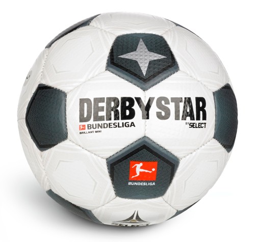 DERBYSTAR Bundesliga Retro Classic Mini Fußball Brillant v23 2023/2024 Gr. 1 Front