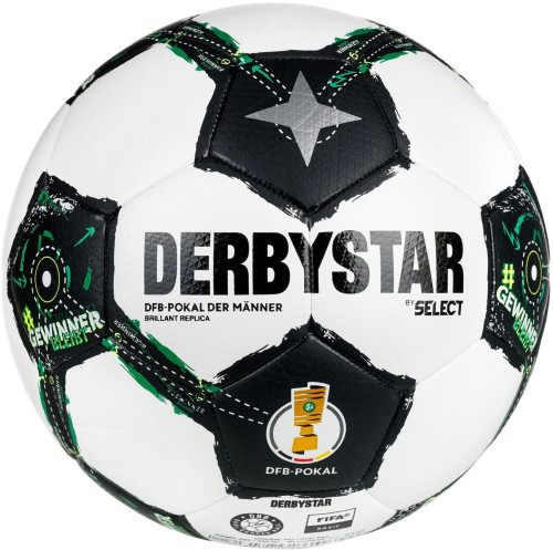 DERBYSTAR DFB-Pokal Brillant Replica v25 2025/2026 Fußball Gr. 5 Vorderseite