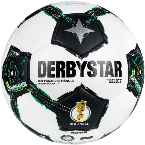 DERBYSTAR DFB-Pokal Brillant Replica Light 350g v25 2025/2026 Fußball Gr. 4, 5 Vorderseite