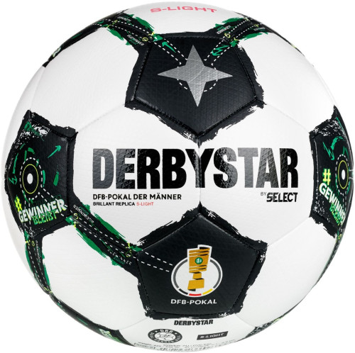 DERBYSTAR DFB-Pokal Brillant Replica S-Light 290g v25 2025/2026 Fußball Gr. 3, 4, 5 Vorderseite
