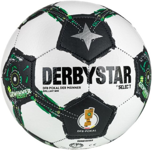 DERBYSTAR DFB-Pokal Brillant Mini v25 2025/2026 Fußball Gr. 1 Vorderseite