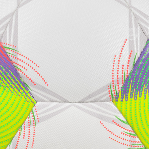 Preview: DERBYSTAR Fußball Brillant S-Light 290g Trainingsball v26 weiß/grün/lila Gr. 3, 4, 5 Nahaufnahme