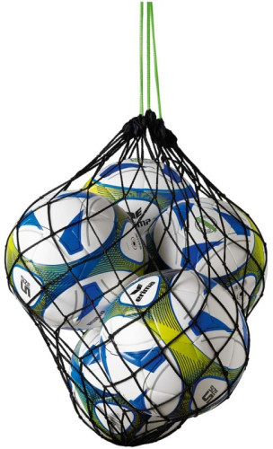 Erima Ballnetz für 5 Bälle schwarz/grün