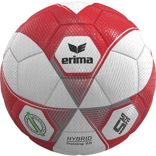 Erima Fußball Hybrid Training 2.0 rot/silber Gr. 5
