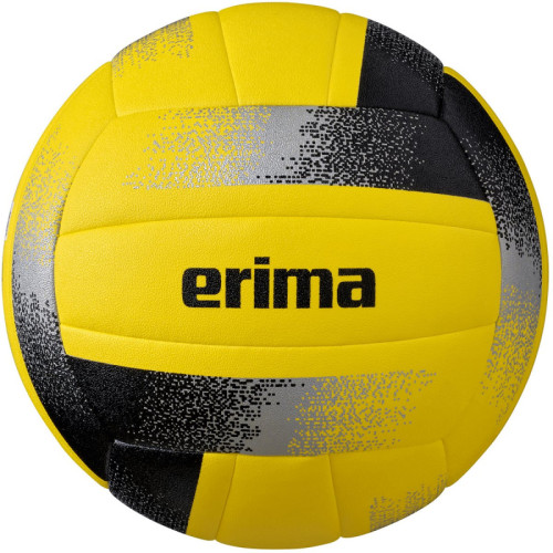 Erima Hybrid Volleyball In- & Outdoor gelb/schwarz/silber Gr. 5