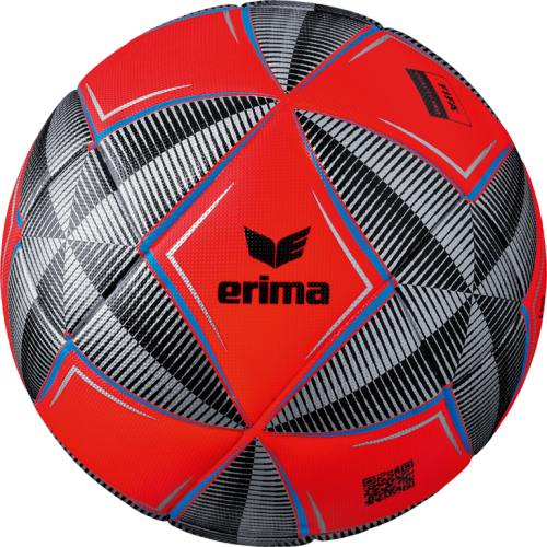 Erima Fußball Senzor Star Match Fluo Kopernikus fiery coral/schwarz Gr. 5
