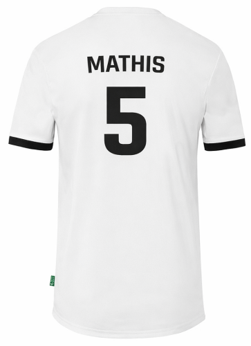 Geburtstagstrikot für Kinder mit Rückennummer + Name Gr. 116 - 164