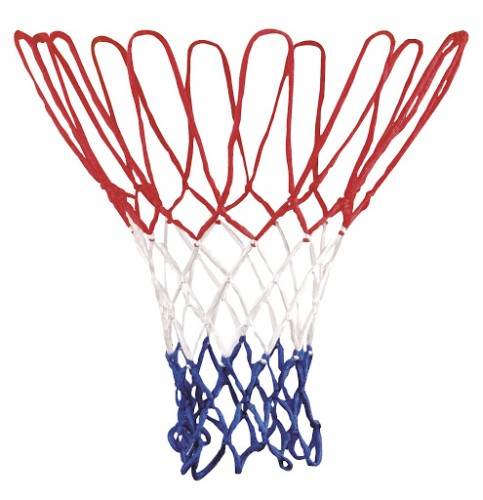 Hudora Basketballnetz, rot/weiß/blau, 45,7 cm