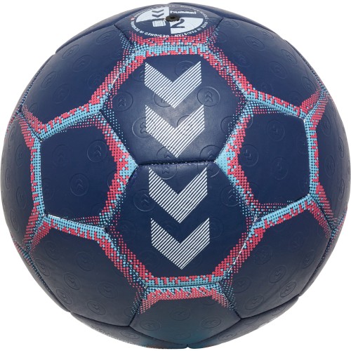 Hummel Handball Trainingsball Energizer marine/weiß/rot Gr. 0, 1, 2, 3 Rückansicht