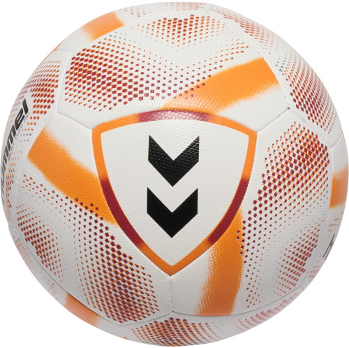 Preview: 10er Ballpaket / Ballset Hummel Fußball hmlAEROFLY Light 290g weiß/orange Gr. 4