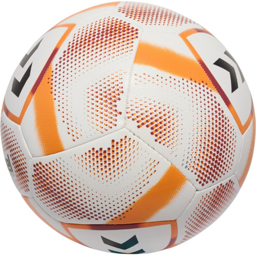 Preview: 10er Ballpaket / Ballset Hummel Fußball hmlAEROFLY Light 290g weiß/orange Gr. 4
