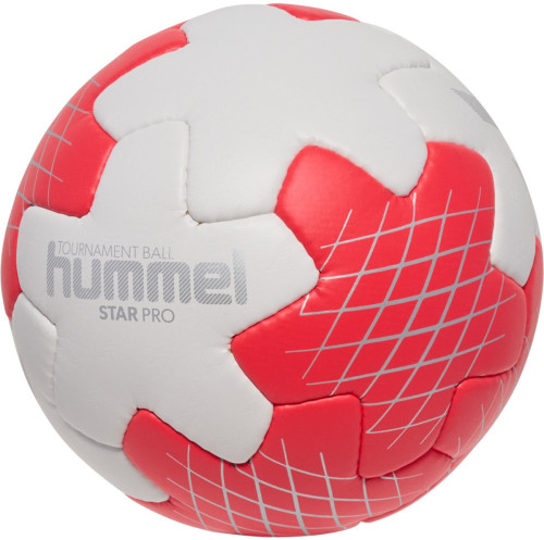 Hummel Handball Star Pro Wettspielball weiß/rot  Gr. 2