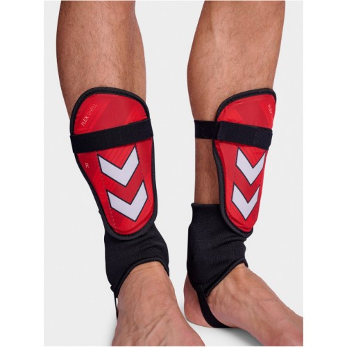 Hummel Schienbeinschoner hml Flex Shell pompeian red XXS, XS, S, M, L