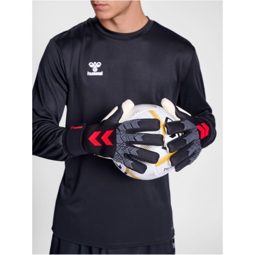 Hummel Torwarthandschuhe hmlGK Hyper Grip schwarz/weiß/rot