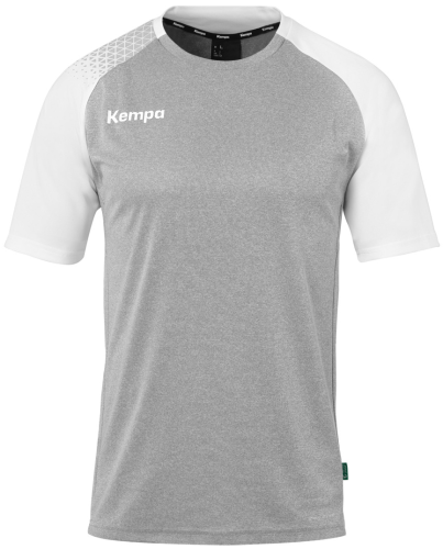 Kempa Handball Trikot Ambition 28 Herren dark grau melange/weiß Gr. 116 - 3XL