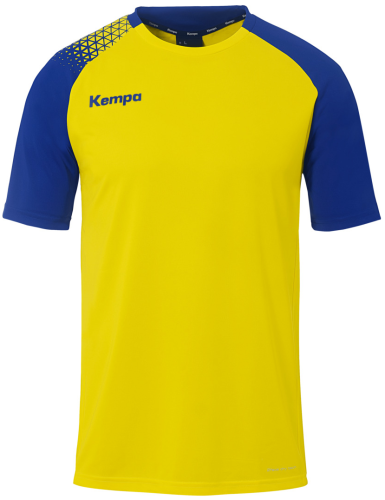 Kempa Handball Trikot Ambition 28 Herren limonengelb/royal Gr. 116 - 3XL