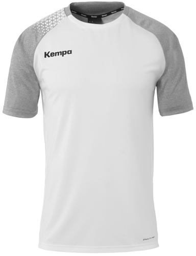 Kempa Handball Trikot Ambition 28 Herren weiß/dark grau melange Gr. 116 - 3XL