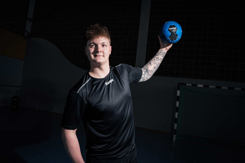 10er Ballpaket / Ballset Kempa Handball LEO kempablau/schwarz Gr. 0, 1, 2, 3