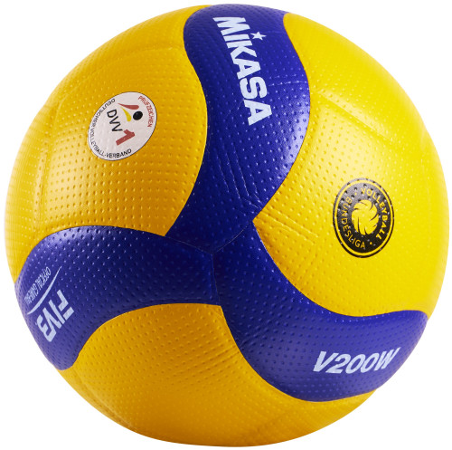 Preview: Mikasa Volleyball V200W-DVV1 VBL Bundesliga gelb/blau Gr. 5