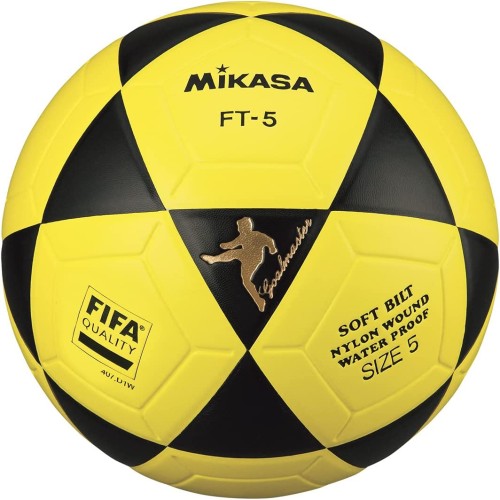 Mikasa FT-5-BKY FVD FIFA Footvolleyball schwarz/gelb Gr. 5