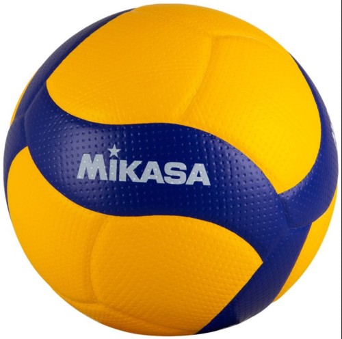 Mikasa Volleyball V200W-DVV gelb/blau Gr. 5